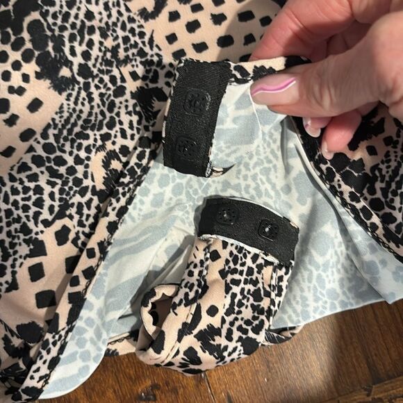 NWT Nasty Gal Party Animal Slinky High Leg Bodysuit Size 4 - Picture 8 of 10